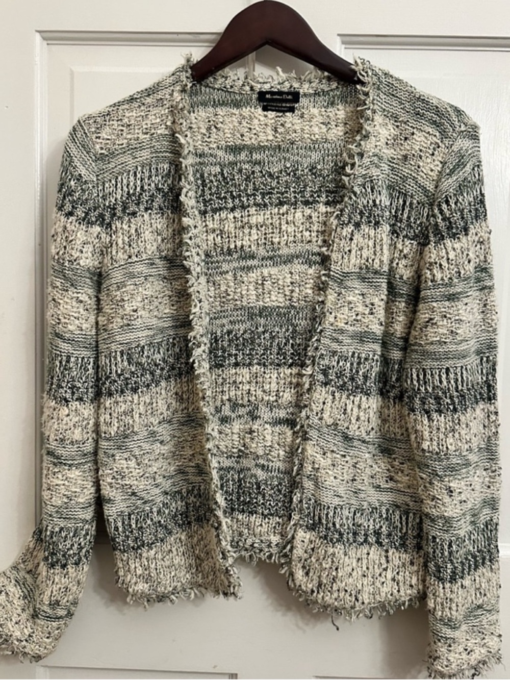 Massimo Dutti Open Front Knit
Striped Cardigan